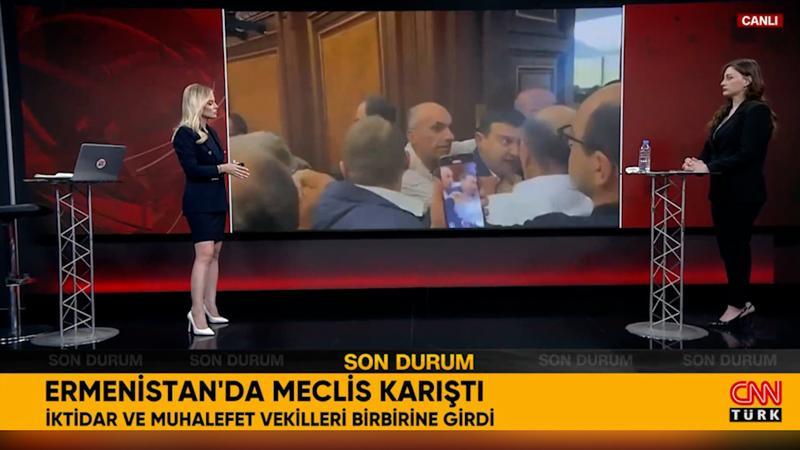 Ermenistan'da meclis karıştı: Vekiller birbirine girdi!