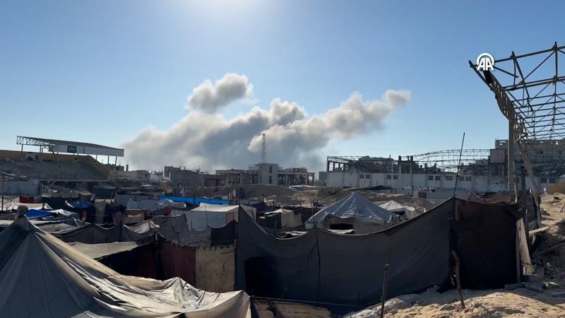 İsrail, Han Yunus’un batısında bir yerleşim bölgesini yoğun bombardımanla hedef aldı