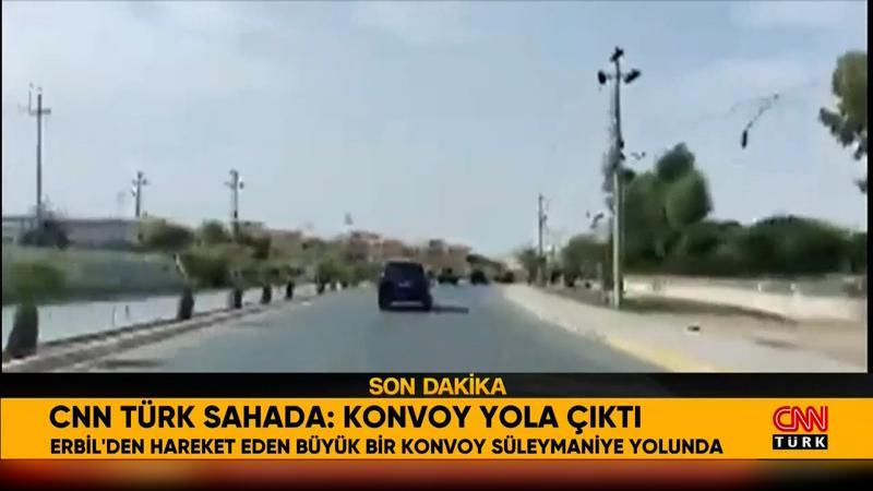 'Terörsüz Türkiye'de tarihi gün! CNN Türk görüntüledi: Konvoy yolda