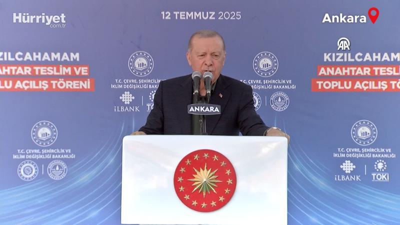 Cumhurbaşkanı Erdoğan: Ankara için gece gündüz çalışıyoruz
