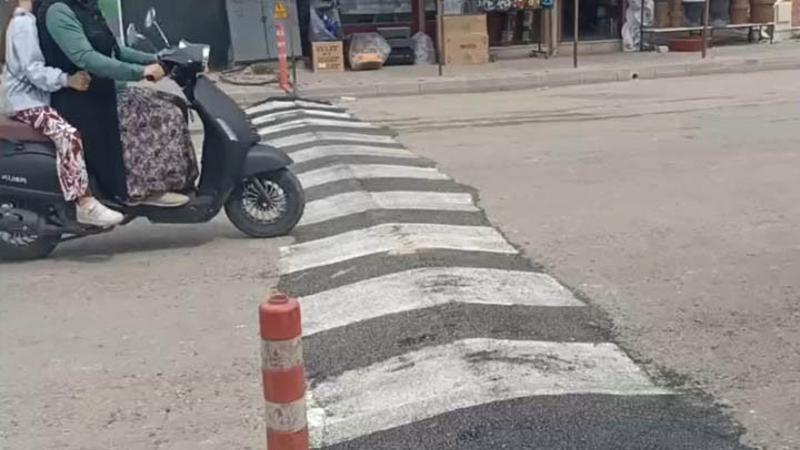 Elektrik hattı korunsun diye yapılan kasis, motosikletliyi hastanelik etti