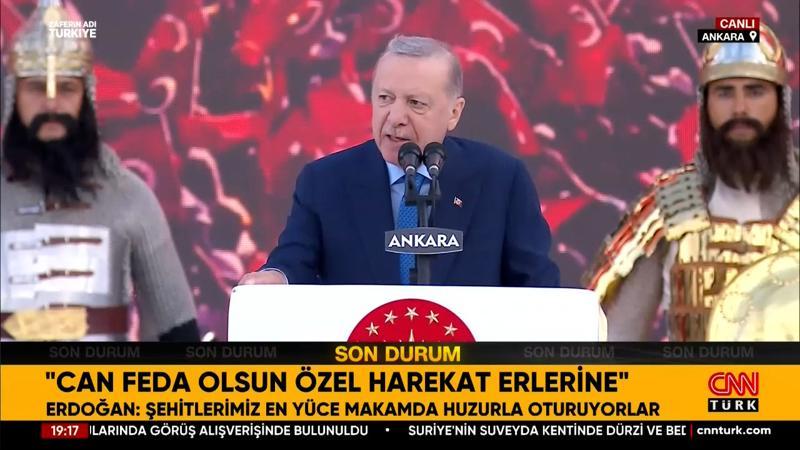 Cumhurbaşkanı Erdoğan: FETÖ'cü hainler demokrasimize pusu kurdu