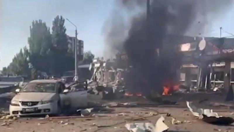 Rusya, Ukrayna'da Pokrovsk'taki alışveriş merkezine hava saldırısı düzenledi