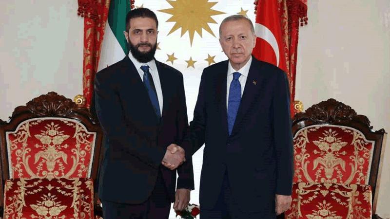 Cumhurbaşkanı Erdoğan, Ahmed Şara ile görüştü