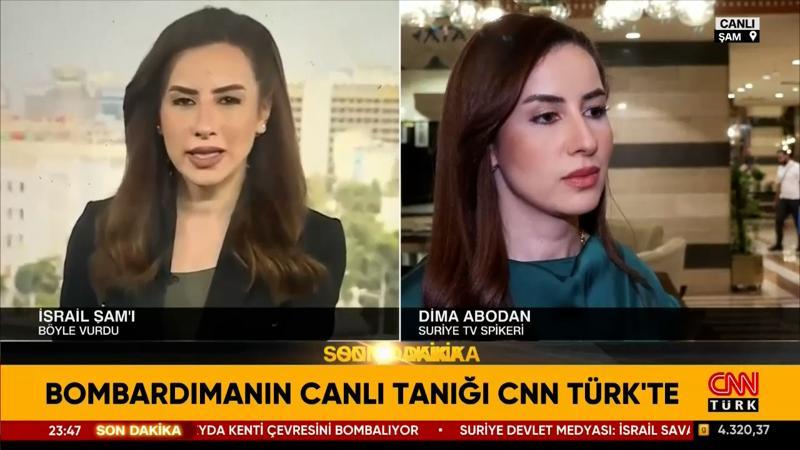 Suriye TV spikeri Dima Abodan, CNN Türk'e konuştu