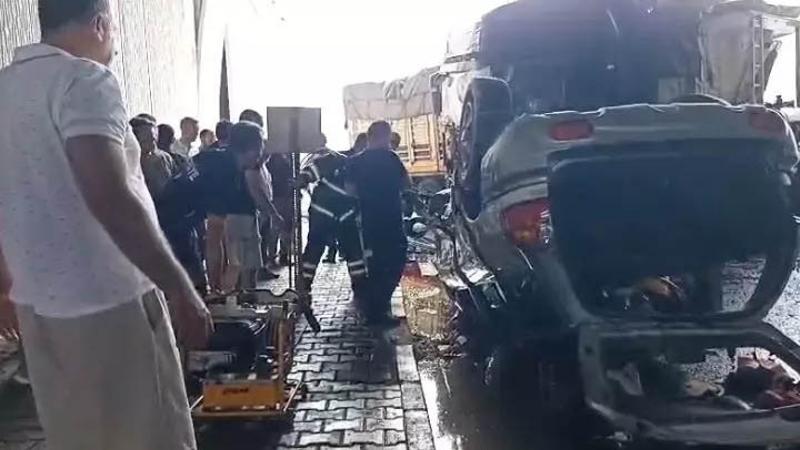 Karşı yöne geçen otomobil faciaya neden oldu: 3 ölü, 5 yaralı