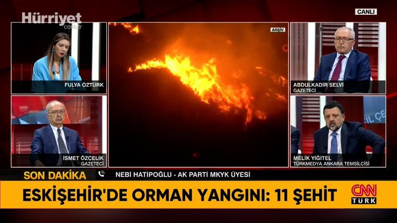Eskişehir'de orman yangını: 10 görevli şehit oldu