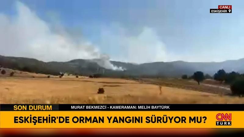 Eskişehir orman yangınında son durum