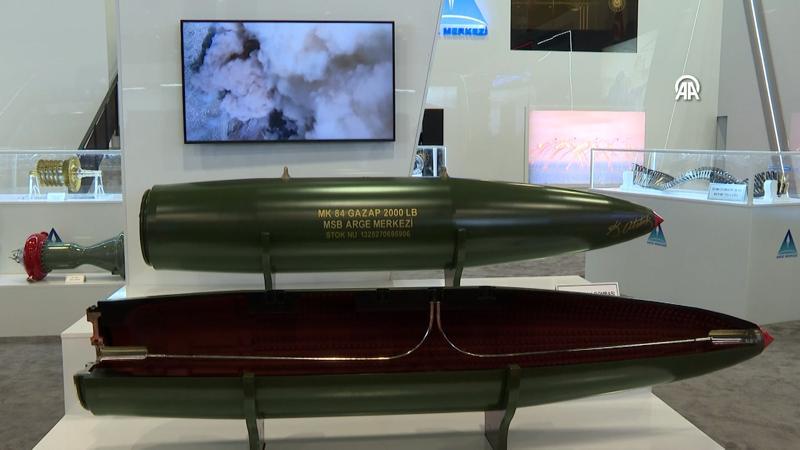 GAZAP ve HAYALET uçak bombaları ilk kez IDEF 2025'te sergilendi