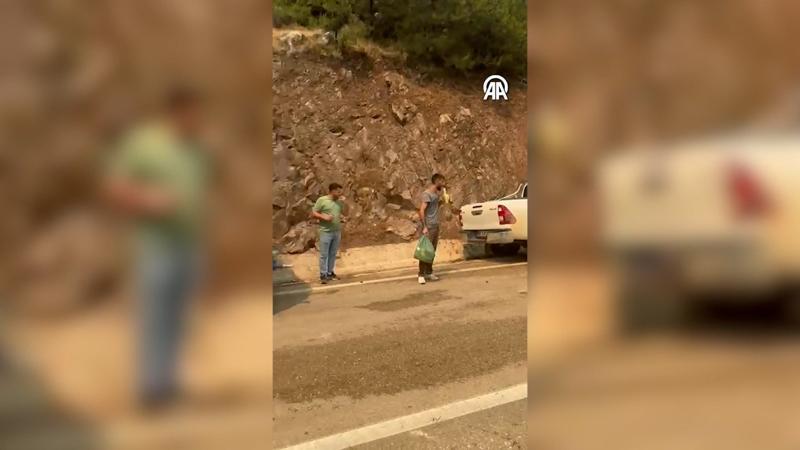 Bursa'da orman yangınına su taşırken hayatını kaybedenlerin kazadan önceki görüntüleri ortaya çıktı