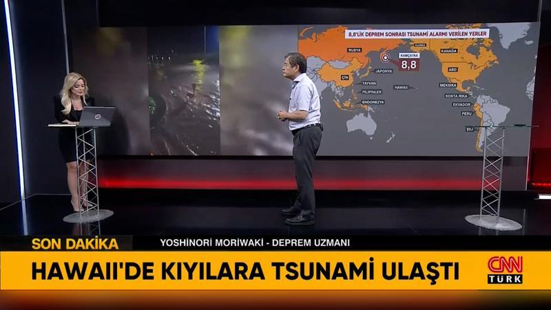 Rusya'da deprem: Hawaii'ye ilk dalga ulaştı