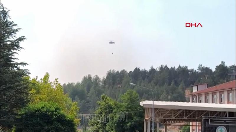 Bursa Harmancık'tan yeniden dumanlar yükseliyor