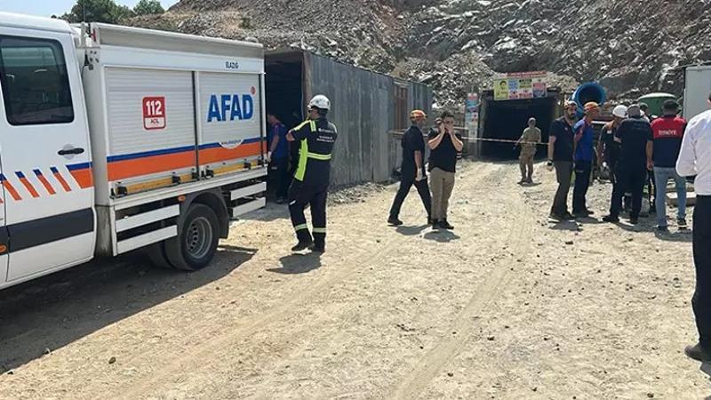 Elazığ’da maden ocağında göçük