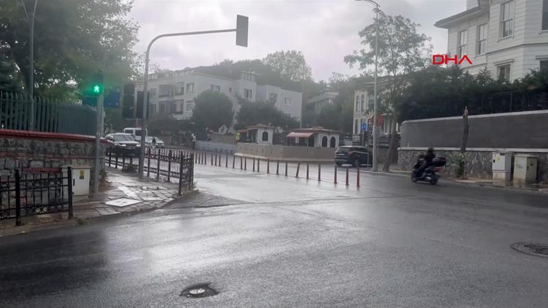 İstanbul’da beklenen yağmur geldi