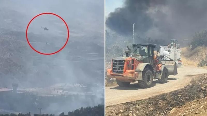 Şırnak’ta orman ve örtü yangını