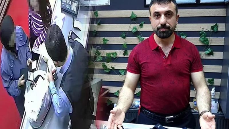 Erzurumlu manav, iş yerine 2 poşet dolusu çorap bırakan kadını arıyor