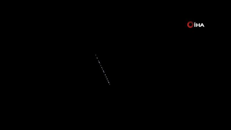 Elon Musk'ın ‘Starlink uydu zinciri' Erzincan semalarında görüldü