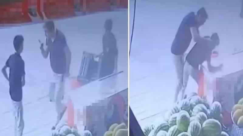 Adana’da marulu beğenmeyen bekçi, market çırağını darbetti