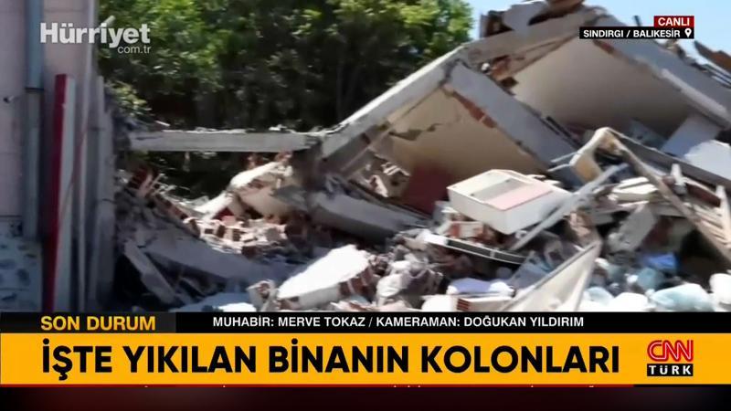 Deprem sonrası yıkılan bina hakkında yeni iddia