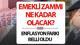 2025 SSK, Bağkur, Emekli Sandığı  4A, 4B Ve 4C emekli maaş zammı hesaplama tablosu, ekim ayı enflasyon rakamlarıyla şekillenmeye başladı. Emekli maaş zammı 2025 ne kadar olacak, sorusu yıl sonu yaklaşırken, milyonlarca emeklinin en önemli gündem maddesi oldu. SSK, Bağkur ve Emekli Sandığı emeklilerinin ilgilendiren 2025 Ocak emekli maaşı zammı için kritik rakam TÜİK tarafından açıklandı. Buna göre ekimde enflasyon aylık yüzde 2.88 olarak gerçekleşti. Böylece SGK ve Bağ-Kur emeklileri Temmuz ayı 