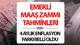 EMEKLİ MAAŞ ZAMMI 2025 TEMMUZ HESAPLAMA TABLOSU SSK-BAĞKUR || 2025 Temmuz'da emekli maaşı kaç TL'ye çıkacak? En düşük emekli maaşı