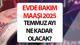 Enflasyon farkı ile memur ve emekli maaş zammı hesaplamaları hız kazanırken, evde bakım maaşı zammı da merak konusu oldu. Türkiye İstatistik Kurumu (TÜİK) tarafından açıklanacak olan enflasyon rakamları ile, temmuz ayı emekli memur maaş zammı, kıdem tazminatı, bedelli askerlik ücreti artacak. Aile ve Sosyal Hizmetler Bakanlığı, her ay düzenli olarak yapılan evde bakım aylığı ödemesi, ağır engelli bireyler ve onların aileleri için büyük bir maddi destek sağlıyor. Peki, evde bakım maaşı temmuz ayı