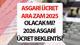 ASGARİ ÜCRET ARA ZAM 2025 SON DAKİKA HABERLERİ || Yeni asgari ücret ne kadar olacak? 2025 Ağustos asgari ücret ara zammı olacak mı