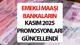 Emekli maaşı banka promosyon tutarları Kasım ayında da vatandaşlar tarafından takip ediliyor. Son dakika Kasım ayı emekli promosyonu en yüksek veren bankalar ve yeni tutar listesi, güncel kampanyalarla detaylı olarak araştırılıyor. Kasım ayı emekli maaşı banka promosyonu 2025 kampanyaları yıl sonuna sayılı zaman kala yeni teklifleri de beraberinde getirdi. 2025 emeklilere özel banka promosyonları rekora koşuyor. 30 Bine varan fırsatlar emekli maaşını taşımak isteyen emeklileri bekliyor. Hangi ba
