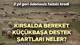 KIRSALDA BEREKET KÜÇÜKBAŞA DESTEK ŞARTLARI VE BAŞVURU TARİHİ 2026 | Ziraat Bankası 2 yıl geri ödemesiz faizsiz çiftçi kredi desteğ