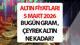 ALTIN FİYATLARI SON DAKİKA 5 MART 2026 (ANLIK- CANLI TAKİP) || Altın durmuyor! Bugün 1 gram altın, çeyrek altın, ONS altın ve ata 