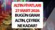 Son dakika altın fiyatları canlı takip ekranı yatırımcıların gündeminde yer alıyor. ABD-İran hattından gelen çelişkili mesajların sürmesi, piyasaları dalgalandırmaya devam ediyor. Bayram dönüşü altın fiyatlarında yaşanan hızlı düşüşün ardından Kapalıçarşı’da oluşan uzun kuyruklar, gram altının piyasada bulunamamasına yol açmıştı. Küresel gelişmelerle dalgalanmaya devam eden altının onsu 4.427,63 Dolar iken gram altın bugün 6.334,66 TL seviyesinden işlem görüyor. Çeyrek altın ise ’ye kadar yüksel