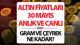 ALTIN FİYATLARI CANLI 30 MAYIS 2026 SON DAKİKA || Altına ateşkes dopingi... Bugün 1 gram altın, çeyrek altın alış - satış fiyatı n