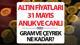 ALTIN FİYATLARI CANLI VE ANLIK 31 MAYIS 2026 SON DAKİKA || Altın yükselişe geçecek mi?.. Bugün 1 gram altın, çeyrek altın alış - s