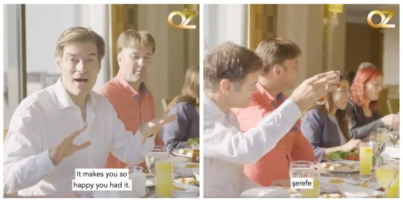 Former video catches Dr Öz praising Turkish breakfast