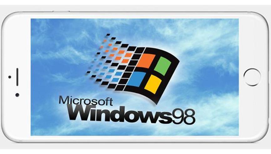 Windows 11 на айфон. Windows айфон. Виндовс 98. Windows 98 на телефон. Windows 98 Plus.