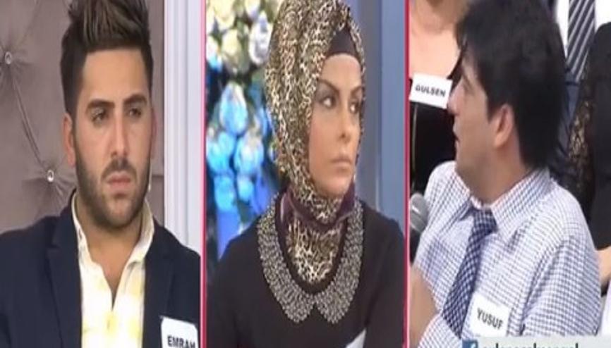 Gelin adayı saldırınca canlı yayını kestiler