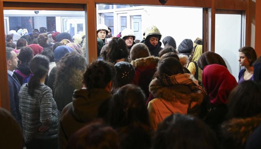 Edirnekapı Kız Öğrenci Yurdu’nda korkutan yangın