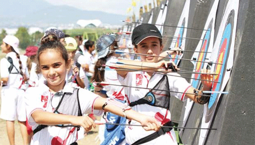 Küçük okçular, İstanbulda mücadele ediyor