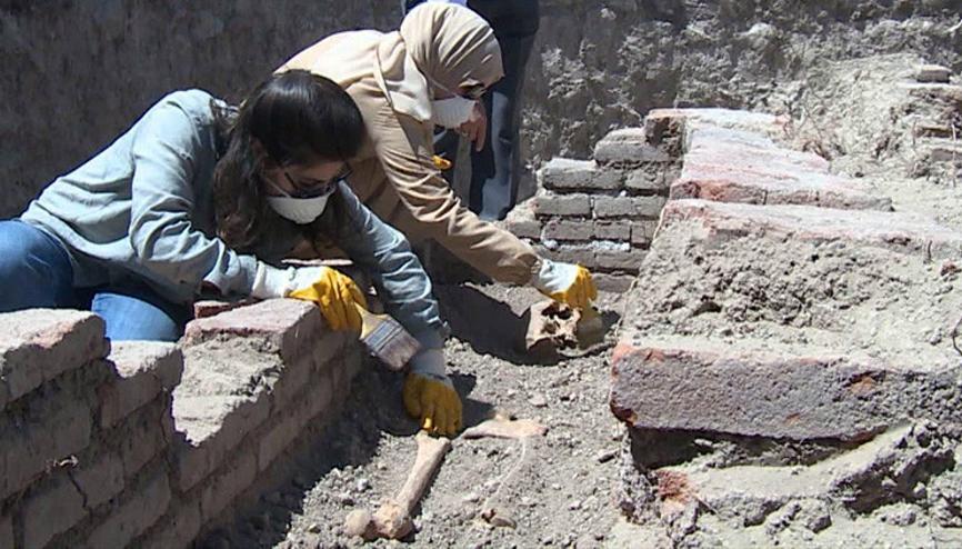 Erzurum’da ‘Sultan Alaaddin’ yazılı sanduka bulundu