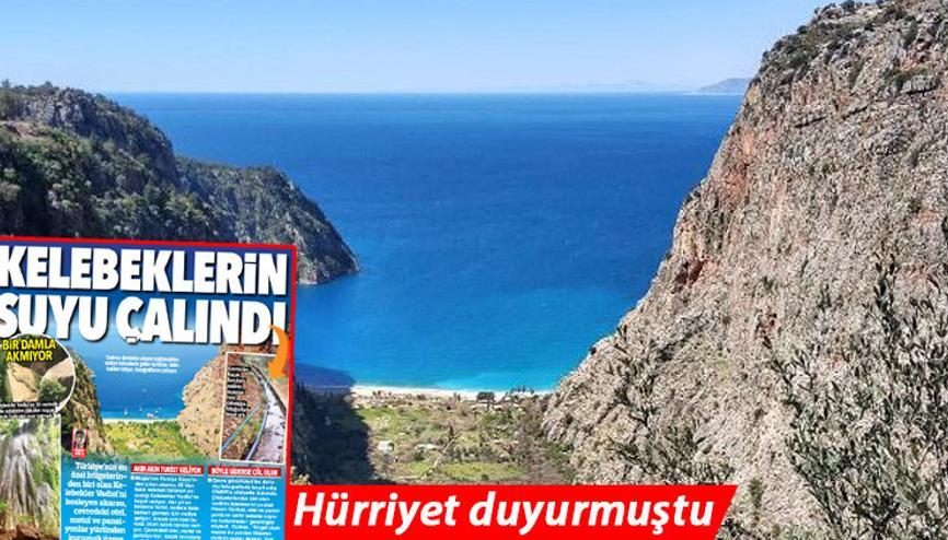 Hürriyet duyurmuştu Kelebekler Vadisindeki tabiat katili hat için harekete geçildi