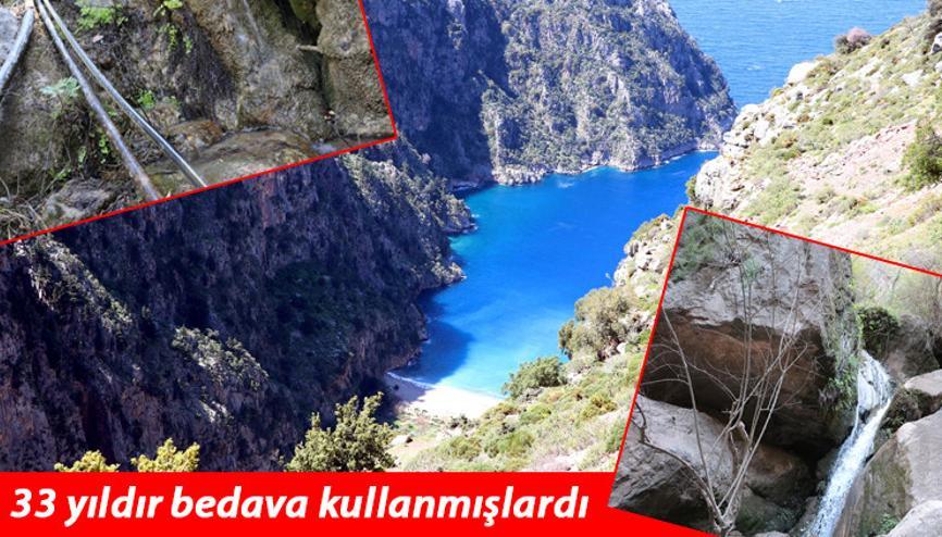 Kelebekler Vadisinde kaçak su kullanımı Kriz hala devam ediyor