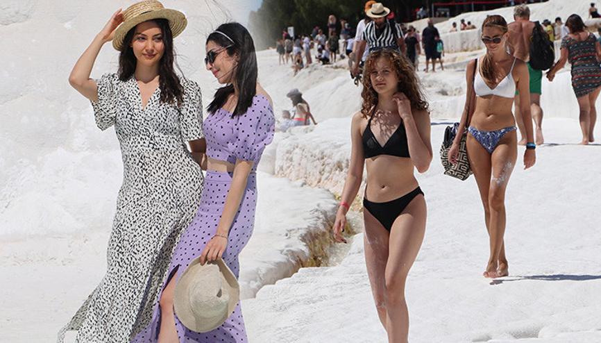 Son dakika: Kısıtlamasız ilk cumartesi gününde Beyaz Cennete turist akını