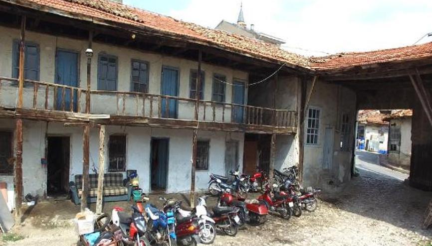 Tarihi Emet Hanı, kamulaştırılarak kültür mirasına kazandırıldı