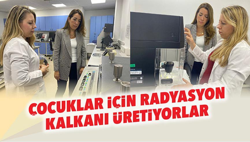 Çocuklar için radyasyon kalkanı üretiyorlar