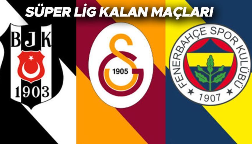 Beşiktaş, Fenerbahçe ve Galatasarayın kalan maçları | Ligde şampiyonluk yarışı kızıştı... İşte 2022/2023 Süper Lig fikstürü
