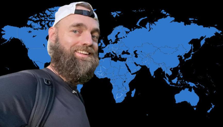 10 yılda 375 bin kilometre yol yaptı... Dünyayı uçmadan gezen adam Thor Pedersen