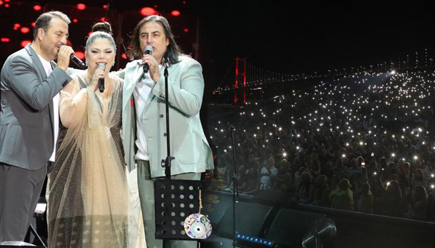 Boğazın ışıkları altında İzel-Çelik-Ercan ile müzik dolu gece