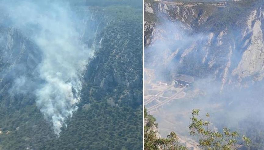 Bilecikte orman yangını... Validen açıklama: Havadan müdahale ediyoruz Bilecikte orman yangını... Validen açıklama: Havadan müdahale ediyoruz