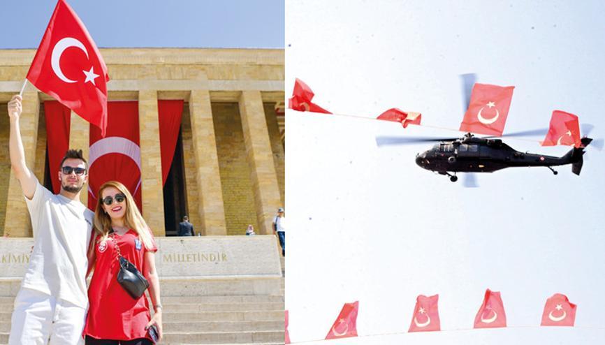 101 yıldır aynı gururla Tüm yurtta coşkuyla kutladık