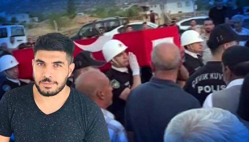 Kavgayı ayırırken hayatını kaybeden polis memuru Veysel Egine son veda Kavgayı ayırırken hayatını kaybeden polis memuru Veysel Egine son veda